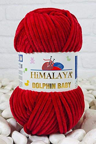 Himalaya Delphin Baby Garn, 3 Stück, 395 Meter, 3 x 100 g, super sperriges Babydeckengarn (80352) von Himalaya Yarns