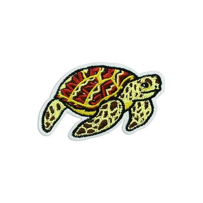 Hinihao Hi, 1 x Hawksbill Sea Turtle Sea Creature Aufkleber zum Aufbügeln oder Aufnähen, Applikation für Kleidung, Rucksack, Handyhüllen, Helme, DIY-Zubehör, Taschen, Koffer von Hinihao Hi,