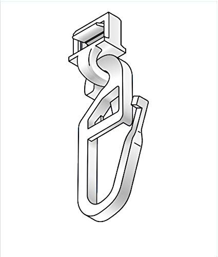 Gardinengleiter Clickgleiter HC 72 für Aluminium Gardinenschiene 4 mm Lauf von Hinno