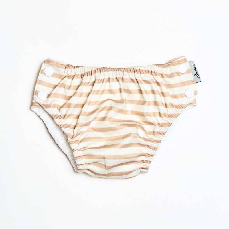 Schwimmwindel Baby | Boho Lines Nachhaltig Und Wiederverwendbar| Mit Druckknöpfen Größen Für Säuglinge, Babys, Kleinkind von HinzlingBaby