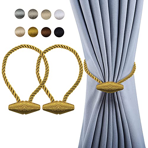 Hion Magnetische Vorhang-Raffhalter, Vorhang-Raffhalter, Gardinenhalter, Vorhanghalter, Haken, dekorativer Vorhang-Weben, europäischer Stil, für Zuhause, Schlafzimmer, Büro Hion Magnetische Vorhang-Raffhalter, Vorhang-Raffhalter, Gardinenhalter, Vorhanghalter, Haken, dekorativer Vorhang-Weben, europäischer Stil, für Zuhause, Schlafzimmer, Büro von Hion