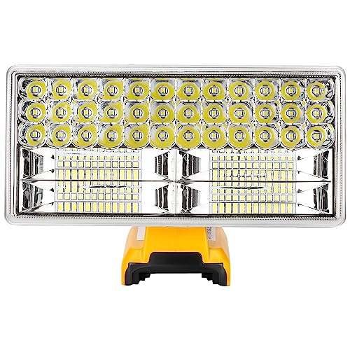 Hipoke 4200LM LED Arbeitslicht kompatibel mit Dwalt 18V Lithium Batterie,tragbare 9In 40W Laterne Outdoor Handheld Baustelle Lampe mit USB Ladeanschluss für Lager,Haushalt,Dachboden,Auto Reparatur von Hipoke