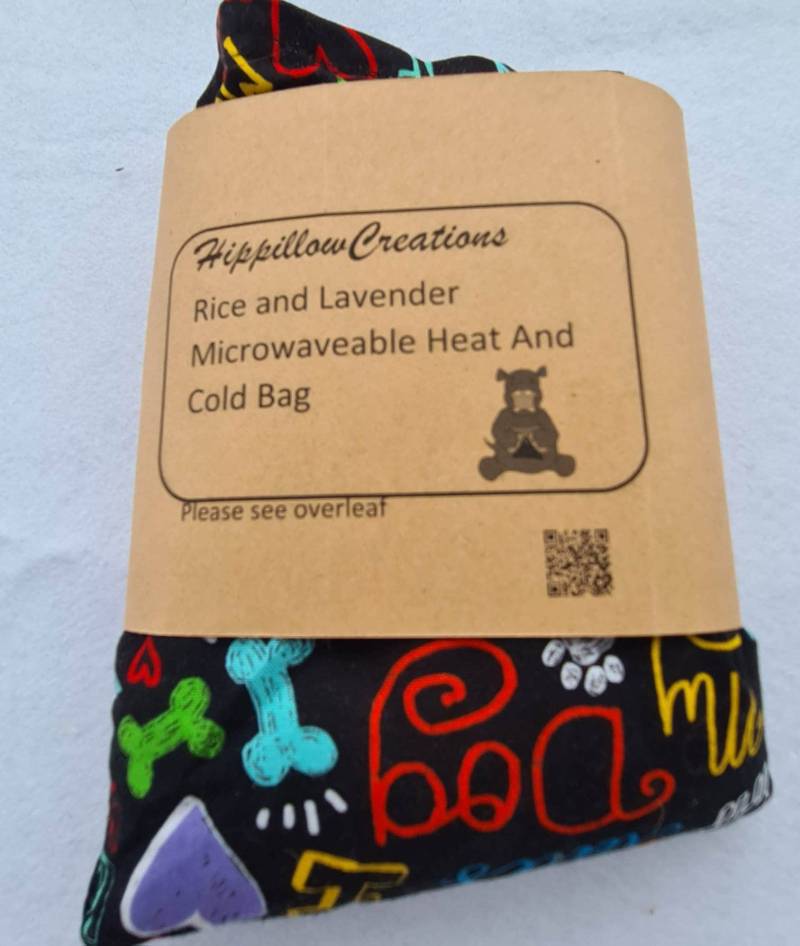 Ich Liebe Meinen Hund, Mittellang, Warm - Und Kaltpackung, Mikrowellengeeignet, Gefrierpackung, Bio-Lavendel, Entspannung, Meditation, 26 cm Lang von HippillowCreations