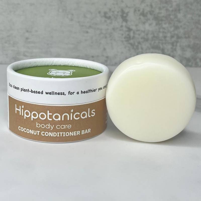 Kokosnuss Conditioner Bar - Hydratisierender Fester Conditioner, Natürliche Haarpflege, Vegan, Plastikfrei, Feuchtigkeitsspendend von Hippotanicals