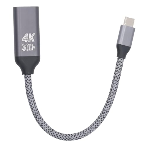 Hiraith 4K 60Hz Typ-C-zu-HDMI-Adapterkabel, High-Definition-Multimedia-Schnittstellenadapter für Laptop-Telefon, zu-HDMI-Strickstoff von Hiraith