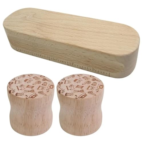 Histos Pattern Weights Round Wooden Dressmaking Sewing Weights Samples Cutting Weights for Sewing Parts Accessories B von Histos