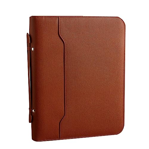 Histos Portfolio-Organizer mit ReißVerschluss, Padfolio-Ordner Aus Leder, Professioneller Business-Ordner, Organizer für/Dokumente () von Histos