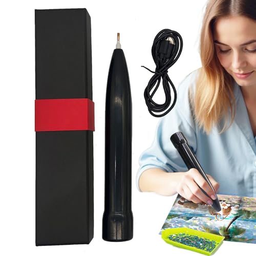 Hitburu Malstift Vakuum Schmuckstein Kunst, Elektrischer Steinchen Pinsel Mit Einstellbarer Saugkraft, Automatische Saugfunktion Bastelzubehör Für Mütter Mädchen Frauen Kinder Hitburu Malstift Vakuum Schmuckstein Kunst, Elektrischer Steinchen Pinsel Mit Einstellbarer Saugkraft, Automatische Saugfunktion Bastelzubehör Für Mütter Mädchen Frauen Kinder von Hitburu