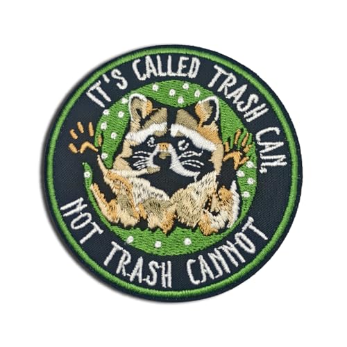 It 's Called Trash Can Hook and Loop Patch, Funny Tactical Embroidered Patches, Cute Animal Cat Moral Patch, DIY Applique Accessories for Backpacks, Dog Harnesses, Army Wests, Gym Bags, Hats, Helms von Hitluste