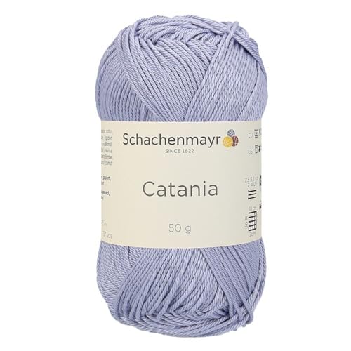 1 Knäuel / Packung Schachenmayr (SMC) Catania Originals Garn, je Knäuel 50 g, 100 % merzerisierte Baumwolle für Strick- und Häkelgarn, Sportgewicht, 399 - Mauve von Hiveroots