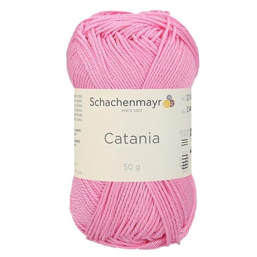 1 Knäuel / Packung Schachenmayr (SMC) Catania Originals Garn, je Knäuel 50 g, 100 % merzerisierte Baumwolle zum Stricken und Häkeln, Sportgewicht, 222 - Orchidee von Hiveroots