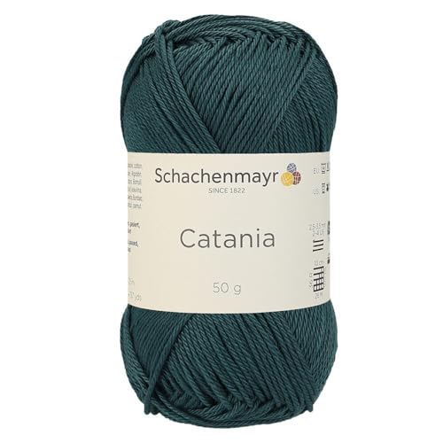 1 Knäuel / Packung Schachenmayr (SMC) Catania Originals Garn, je Knäuel 50 g, 100 % merzerisierte Baumwolle zum Stricken und Häkeln, Sportgewicht, 244 - Agave von Hiveroots