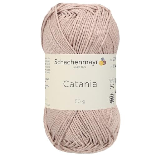 1 Knäuel / Packung Schachenmayr (SMC) Catania Originals Garn, je Knäuel 50 g, 100 % merzerisierte Baumwolle zum Stricken und Häkeln, Sportgewicht, 257 - Bast von Hiveroots