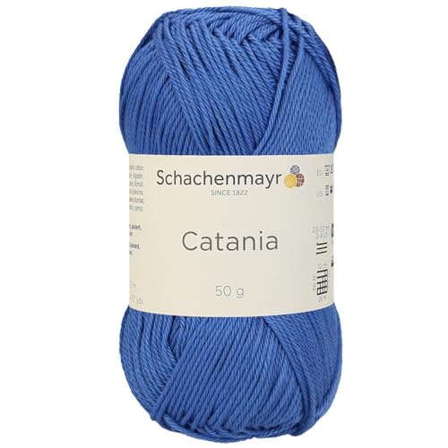 1 Knäuel / Packung Schachenmayr (SMC) Catania Originals Garn, je Knäuel 50 g, 100 % merzerisierte Baumwolle zum Stricken und Häkeln, Sportgewicht, 261 - Regatta von Hiveroots