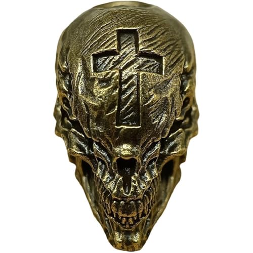 HiyyFloy Totenkopf Messer Lanyard Perle Messing Messer Perle DIY Messer Paracord Perlen Totenkopf Fallschirmschnur Perlen Für Messer Schlüssel Armband Anhänger HiyyFloy Totenkopf Messer Lanyard Perle Messing Messer Perle DIY Messer Paracord Perlen Totenkopf Fallschirmschnur Perlen Für Messer Schlüssel Armband Anhänger von HiyyFloy