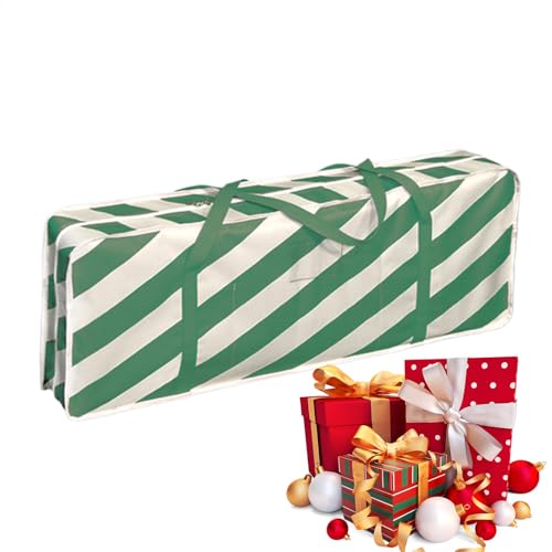 Hjatirace Verstellbare Wickeltüten, Weihnachtsgeschenkpapier-Aufbewahrung, Geschenkverpackung, Urlaub, Papier-Aufbewahrungsbehälter, Geschenkpapier-Organizer-Taschen, einfach zu bedienen, tragbar für von Hjatirace