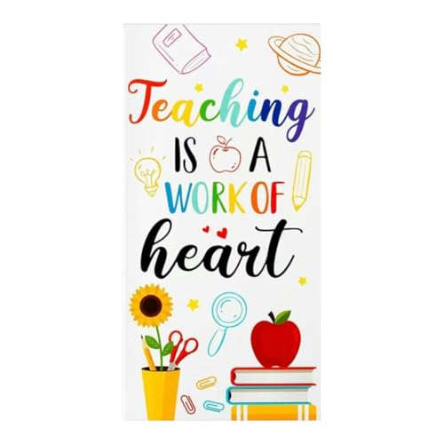 Teacher Appreciation Notepad, Rainbow Pattern Stick Note Pads, Writing Memo Pads School Supplies, Cute Paper Stationary, Cute Stationery School, Easy To Use, Portable for Women Men von Hjatirace