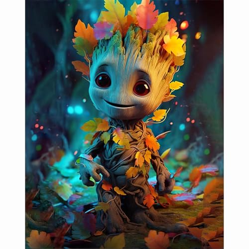 40x50cm 5D Diamond Painting Erwachsene Kinder Groß xl Hjjdiyes Diamond Painting Groot xxl Diamant painting Bilder Set mit Zubehör Diamant Painting Bilder Kinder Full Drill Diamant painting Weihnachten von Hjjdiyes