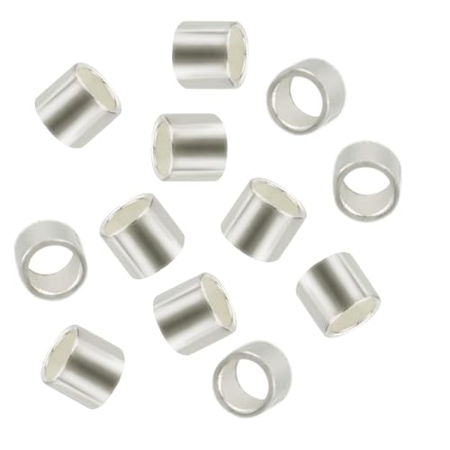 30 Stück Quetschperlen für die Schmuckherstellung – S925 Sterlingsilber Crimpperlen, 2 mm Quetschröhrenperlen für DIY Ohrringe, Armbänder, Halsketten, Schmuckherstellung und Basteln 30 Stück Quetschperlen für die Schmuckherstellung – S925 Sterlingsilber Crimpperlen, 2 mm Quetschröhrenperlen für DIY Ohrringe, Armbänder, Halsketten, Schmuckherstellung und Basteln von Hlawd
