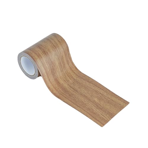 Hobbspring Holzmaserungsbänder 3 inchX15cm Holzfarbene Aufkleber Kamel Selbstklebender Reparaturflicken Für Holzmaserung Polsterung Holz Klebeband Langlebiger Vielseitig Verwendbarer Klebeflicken von Hobbspring