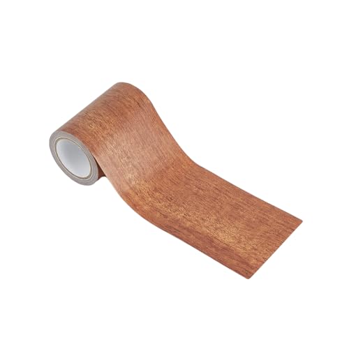 Hobbspring Holzmaserungsband 3 inchX15cm Langlebiger Vielseitig Verwendbarer Klebeflicken Selbstklebender Reparaturflicken Für Holzmaserung Holzfarbene Aufkleber es Polster Holz Klebeband von Hobbspring