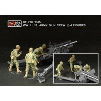 WWII U.S. Army gun crew (set 1 / 4 fig.) von Hobby Fan