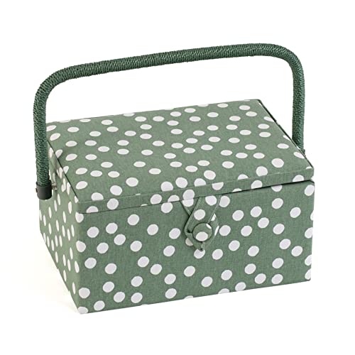Hobby Gift Medium Näh-Aufbewahrungsbox, Holz/Stoff, Khaki-Fleck Hobby Gift Medium Näh-Aufbewahrungsbox, Holz/Stoff, Khaki-Fleck von Hobby Gift