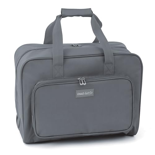 Hobby Gift Mr4660grey Nähmaschinen-Aufbewahrungstasche und Reisetasche, Polyester, grau, 47 x 21 x 33cm von Hobby Gift