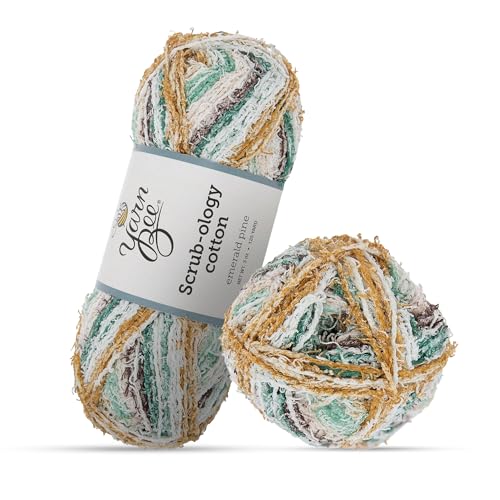 Yarn Bee Medium Garn zum Häkeln und Stricken, weiches Baumwollgarn, 125 Meter für Decken, Hüte und mehr von Hobby Lobby