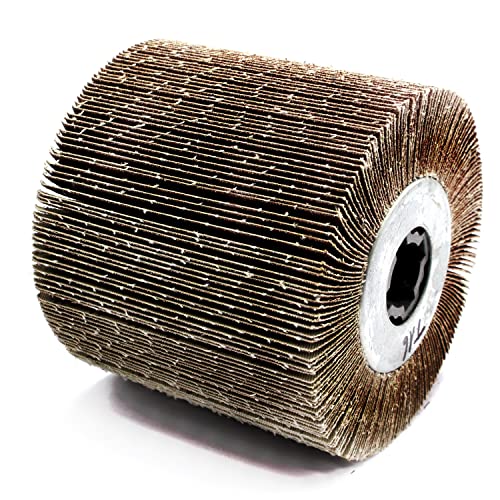 Fächerschleifwalze Lamellen Lamellenroller Körnung 320 Satinierwalze 120x100x19mm Schleifwalze Satiniermaschine Schleifrolle für Winkelschleifer Fächerschleifwalze Lamellen Lamellenroller Körnung 320 Satinierwalze 120x100x19mm Schleifwalze Satiniermaschine Schleifrolle für Winkelschleifer von HobbyPower24