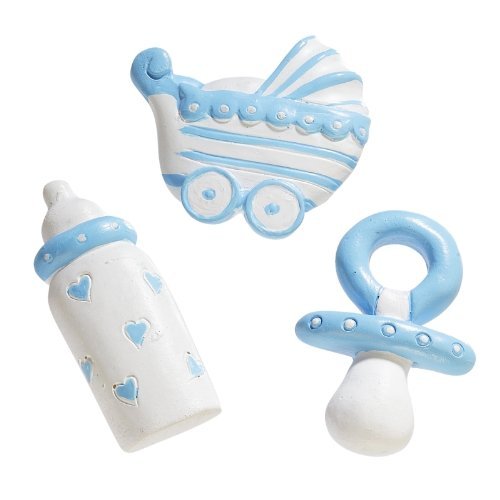 CREApop® Baby-Streuteile Boy, 3-fach sort. ca. 3 cm von Hobbyfun