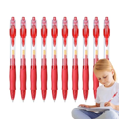 Hobngmuc Tintenroller, einziehbarer Kugelschreiber, Bullet Pens, 0,5 mm Kugelschreiber für Kinder, Schule, Schreiben, Notizen, Unterschrift, Männer und Frauen von Hobngmuc