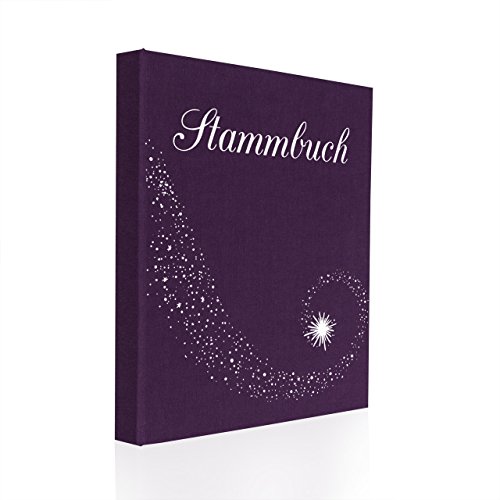 Hochzeitideal Stammbuch der Familie Serie Star A5 lila von Hochzeitideal