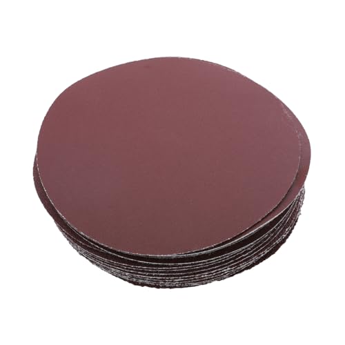 20St Sandpapier Schleifscheibe für Bohrmaschine selbstklebendes Schleifpapier Sandkasten polierpads polishing pad nasses trockenes Schleifpapier Auto Schleifpapier Sandmaterial rot Hoement von Hoement