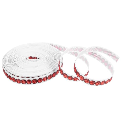 Hoement 1 Rolle Kugelfadenband Bastelband Sportballband Sportband Schleife Fußbälle Band Für Die Party Paketband Band Zum Nähen Gastgeschenke Verpackungsband Softballband Polyester von Hoement