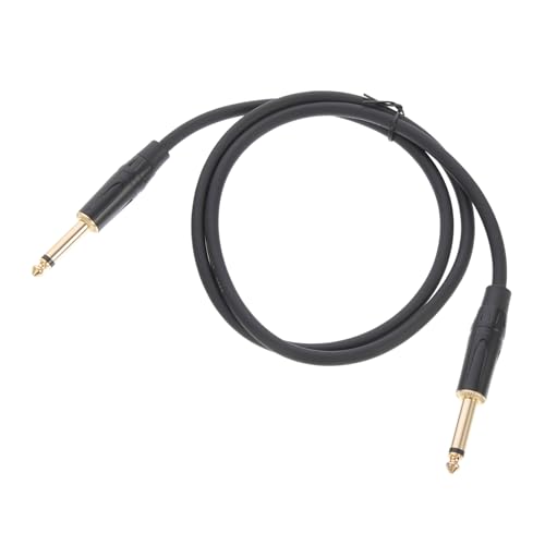 Hoement 65mm Audio Kabel Audiokabel Für Gitarre Gitarren-audiokabel Kabel Für Gitarreninstrumente Mikrofonkabel Gitarrenpedalkabel Mikrofonadapter Audio- Black Freies Kupfer von Hoement