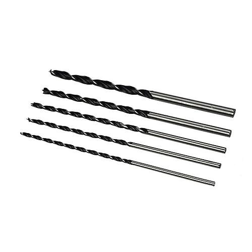 Hoement 7pcs Hochbohrstahl-spiralbohrbohrer Set 300 Mm Extra Lange Gerade Welle Für Metall Holz Kunststoff (schwarz) von Hoement