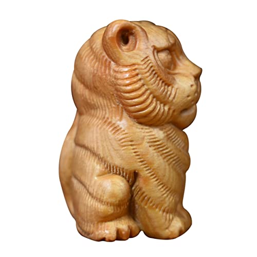 Hoement Sternzeichen Tiger Ornament Vintage Wohnkultur Feng-Shui-Statue Vintage-dekor Autodekoration Desktop-dekor Armaturenbrett Dekorationen Kleine Statue Süßes Tier Spielzeugtiere Thuja von Hoement