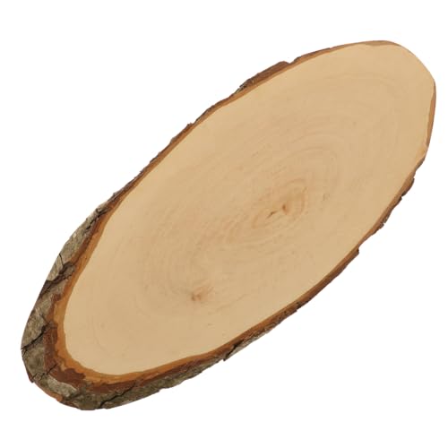 HOFMEISTER® Rindenbrett, unbehandelte Holzscheibe (Oval, ca. 42,5 cm) von Hofmeister Holzwaren