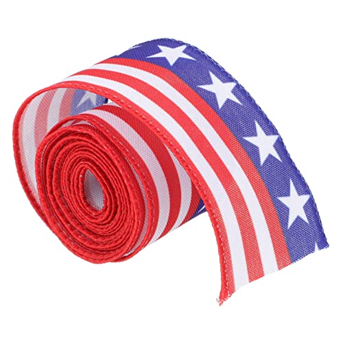 Hohopeti 1 Roll Independence Day DIY Ribbon Geschenkverpackungsband Bouquet Ribbon von Hohopeti