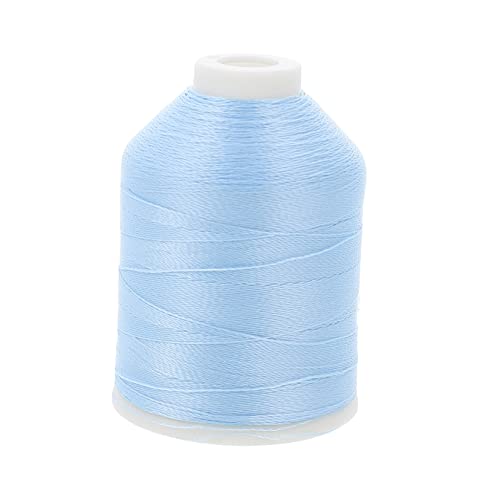 Hohopeti 1 Rolle Leuchtendes Stickgarn Praktisches Nähgarn Quiltspule Gehäkelte Kleidung Baumwolle Häkeln Professionelles Nähgarn Häkelzubehör Koryphäe Multifunktions-nähgarn Blue Polyester von Hohopeti