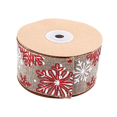 Hohopeti 1 Rolle Weihnachtsmusterband Breites Dekorband Für Geschenkverpackung Bastelband Mit Festlichen Motiven Ideal Für Weihnachten Und Kreative Dekorationen von Hohopeti