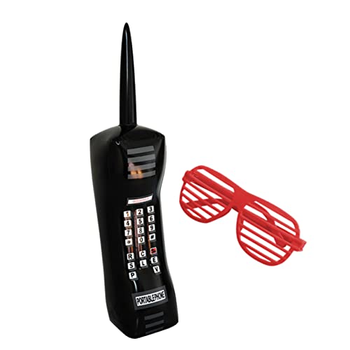 Hohopeti 1 Satz Requisiten Für Analoge Telefone Mega-telefon Abschlussball Requisiten 80er Partydekoration Spielzeug Telefon Großes Aufblasbares Mobiltelefon Vintage-dekor Plastik von Hohopeti