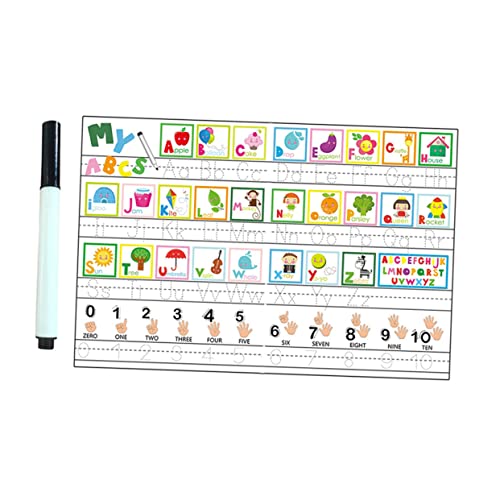 Hohopeti 1 Satz Wandaufkleber Lernkarten für Kleinkinder Selbstklebende Aufkleber kinderzimmer wandsticker Wall Stickers for Room Wandtattoos für den Kindergarten Aufkleber Studieren von Hohopeti