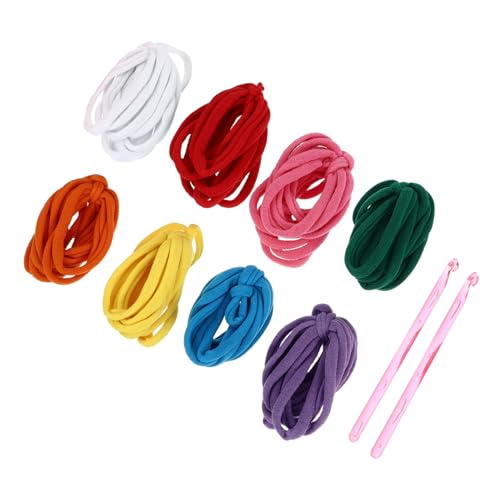 Hohopeti 1 Satz Webstuhl-Seil Riemen Quilling Hutmacherei Maschine Bungee bastelset basteln für handgefertigte Flechtschlaufe DIY-Projekte liefert Polyester Colorful von Hohopeti