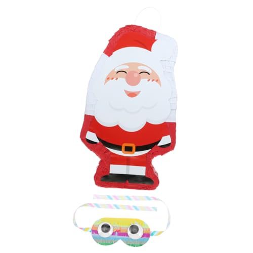 Hohopeti 1 Satz Weihnachtspinata Für Kinder Weihnachts-piñata-füller Pinata Mit Zuckerfüllung Weihnachtsfeier Piñata Pinata-süßigkeit Weihnachtsmann Pinata Weihnachts-sankt-pinata Papier von Hohopeti