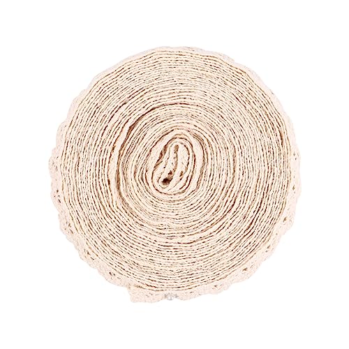 Hohopeti 10 Yards Baumwoll Spitzenband Mit Spitzenbesatz Vintage Dekoband Für Nähen Basteln Scrapbooking Und Dekoration Vielseitigen Anwendungen von Hohopeti