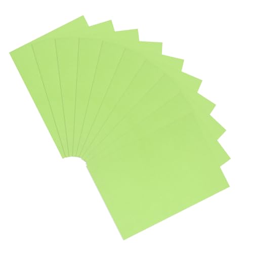 Hohopeti 10St Kartenvorrat kartonpapier dickes papier Sammelalbum liefert Papier Farbpapier zum Basteln weihnachtlicher farbiger Karton Schrottbuchpapier weihnachtssammelalbum papier Green von Hohopeti