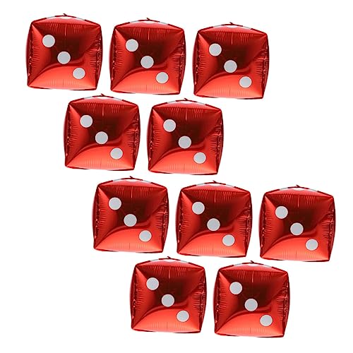 Hohopeti 10Stücke Luftballons Rote Ballons für Themenparty Dekoration Spielabend und Selbstschließend für Partyzubehör Hohopeti 10Stücke Luftballons Rote Ballons für Themenparty Dekoration Spielabend und Selbstschließend für Partyzubehör von Hohopeti