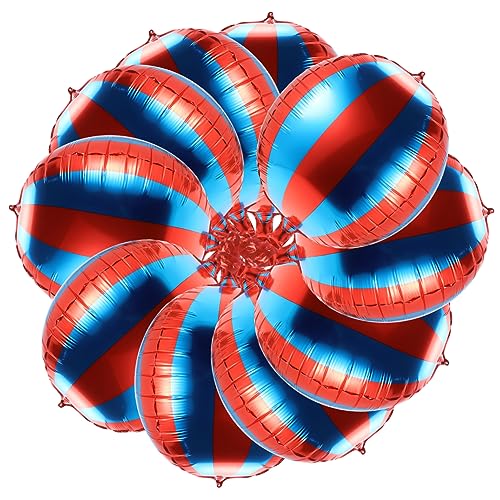 Hohopeti 10pcs Rote Und Blaue Karnevalsballons Party Szene Requisiten Party Veranstaltungsort Balloons von Hohopeti